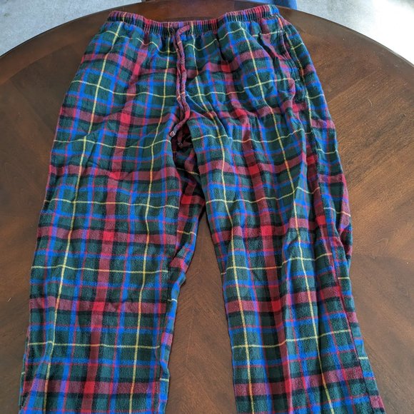 L.L. Bean Other - LL bean Plaid Pajamas green blue red Flannel size m (3)